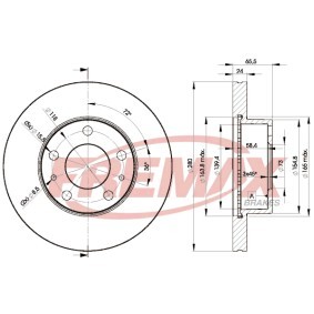 Acquista Disco freno da FREMAX BD-4681 a buon mercato per soli 89,50 €
