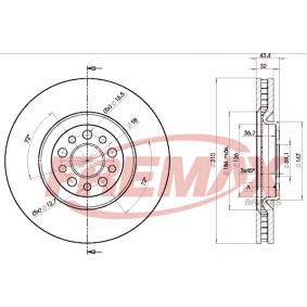 Comprar Disco de freno de FREMAX BD-4684 a bajo precio de 111,40 €