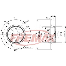 Comprar Disco de freno de FREMAX BD-4707 a bajo precio de 56,25 €