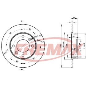 Acquista Disco freno da FREMAX BD-4746 a buon mercato per soli 38,40 €