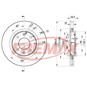 Bremsscheibe BD-4750 für DS