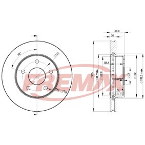 Comprar Disco de freno de FREMAX BD-5117 a bajo precio de 99,74 €