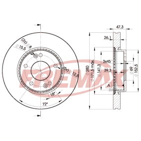 Acquista Disco freno da FREMAX BD-5171 a buon mercato per soli 80,48 €