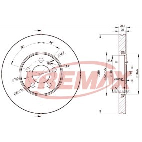 Bremsscheibe von FREMAX