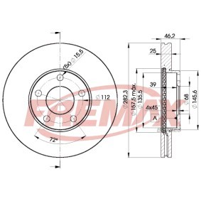 Acquista Disco freno da FREMAX BD-5306 a buon mercato per soli 93,13 €