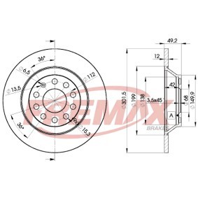 Acquista Disco freno da FREMAX BD-5313 a buon mercato per soli 62,12 €