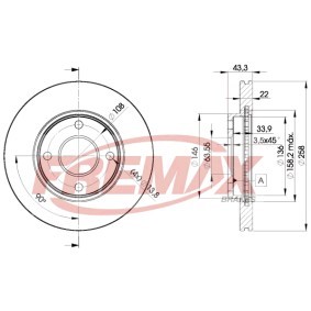 Comprar Disco de freno de FREMAX BD-5344 a bajo precio de 54,43 €