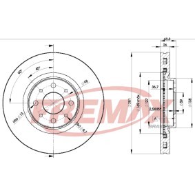Comprar Disco de freno de FREMAX BD-5546 a bajo precio de 88,04 €