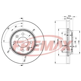 Comprar Disco de freno de FREMAX BD-5550 a bajo precio de 70,86 €