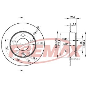 Bremsscheibe BD-5601 für SKODA
