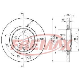 Comprar Disco de freno de FREMAX BD-5603 a bajo precio de 60,97 €