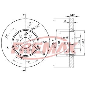 Bremsscheibe BD-5604 für FABIA (6Y2) für 69,90 CHF