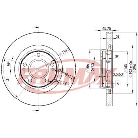 Bremsscheibe von FREMAX