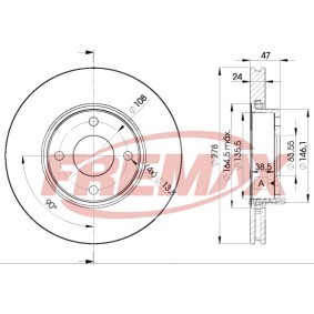 Comprar Disco de freno de FREMAX BD-6785 a bajo precio de 71,91 €