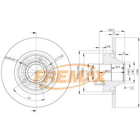 Bremsscheibe von FREMAX
