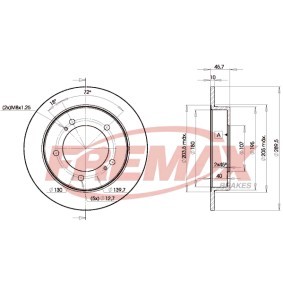 Compre Discos de travão de FREMAX online para JIMNY (SJ, JA, JB) a preços moderados