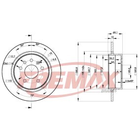 Comprar Disco de freno de FREMAX BD-7476 a bajo precio de 70,96 €