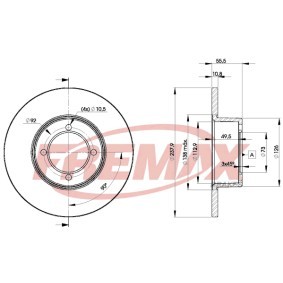 Acquista Disco freno da FREMAX BD-7739 a buon mercato per soli 41,87 €