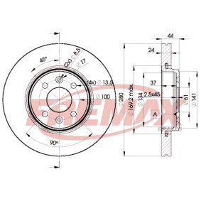Bremsscheibe von FREMAX