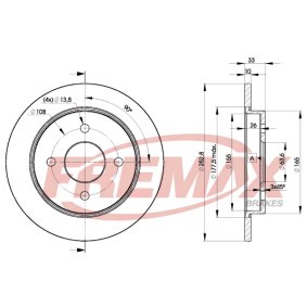 Comprar Disco de freno de FREMAX BD-7969 a bajo precio de 47,62 €