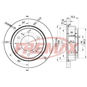 Bremsscheibe von FREMAX
