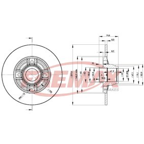 Comprar Disco de freno de FREMAX BD-8078 a bajo precio de 27,43 €