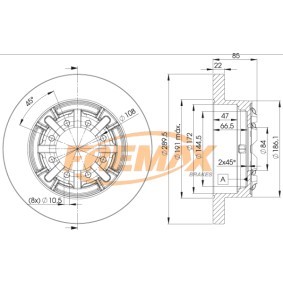 Bremsscheibe von FREMAX