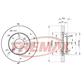 Bremsscheibe BD-8970 von FREMAX günstig für 52,80 € online kaufen
