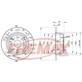Bremsscheibe BD-9041 von FREMAX günstig für 56,00 € online kaufen