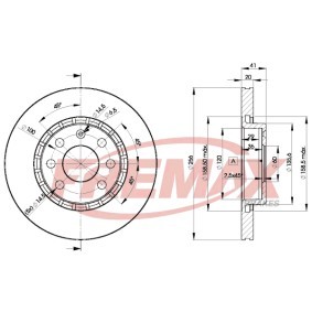 Bremsscheibe BD-9046 von FREMAX günstig für 62,56 € online kaufen