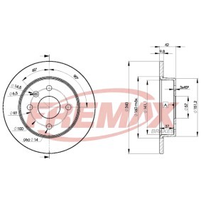 Bremsscheibe BD-9108 für OPEL