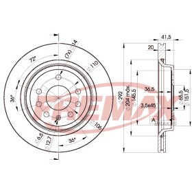 Comprar Disco de freno de FREMAX BD-9114 a bajo precio de 74,87 €