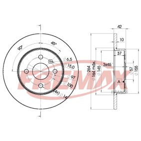 Bremsscheibe BD-9116 von FREMAX günstig für 46,52 € online kaufen