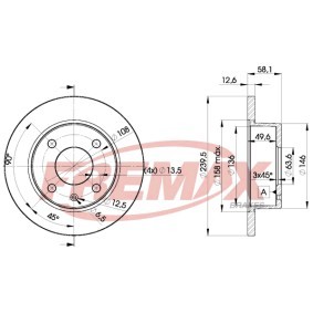 Comprar Disco de freno de FREMAX BD-9972 a bajo precio de 48,43 €