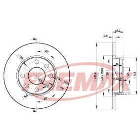 Bremsscheibe von FREMAX
