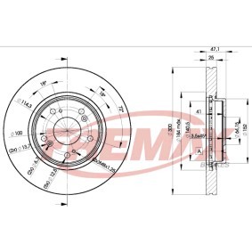 Bremsscheibe BD-5251