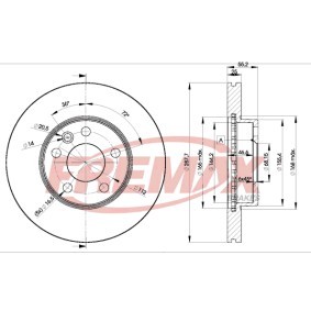 Comprar Disco de freno de FREMAX BD-1093 a bajo precio de 77,61 €