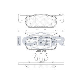 Acquista Kit pastiglie freni da ICER 182115 a buon mercato per soli 27,07 €
