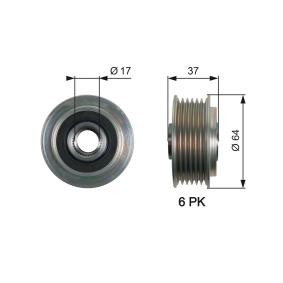 Achetez des Poulie roue libre, alternateur GATES OAP7160 à prix pour 54,16 €