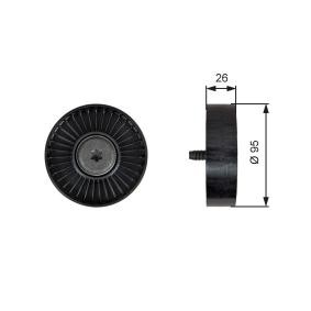 Comprar Polea inversión / guía, correa poli V de GATES T39247 a bajo precio de 50,90 €