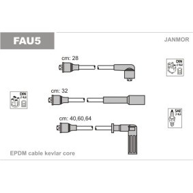 Compre Jogo de cabos de ignição da JANMOR FAU5 a um preço baixo por 12,28 €