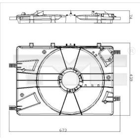 Halter, Kühlerlüfter 825-0016-1