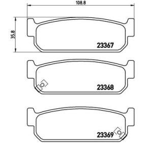 Acquista Kit pastiglie freni da BREMBO P 56 071 a buon mercato per soli 44,60 €