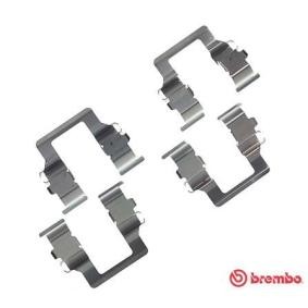 Køb Monteringssæt til bremseklodser af BREMBO A 02 201 til den lave pris 118,75 DKK