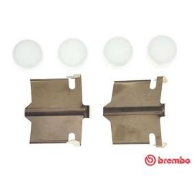 Köp Monteringssats, bromsbelägg av BREMBO A 02 255 till det låga priset 140,90 kr