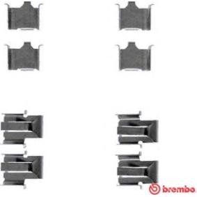 Köp Monteringssats, bromsbelägg av BREMBO A 02 285 till det låga priset 199,35 kr