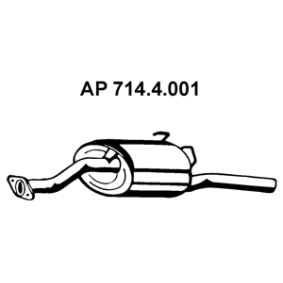 Endschalldämpfer 714.4.001 für HONDA