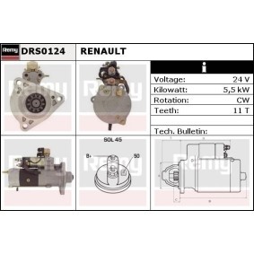 Anlasser für RENAULT TRUCKS von DELCO REMY