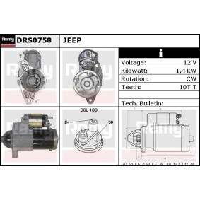 Anlasser DRS0758