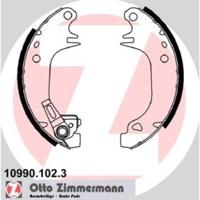 Achetez des Jeu de mâchoires de frein ZIMMERMANN 10990.102.3 à prix pour 87,06 €
